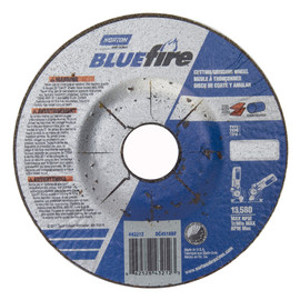 Norton® 4 1/2" X 1/8" X 7/8" BlueFire® 30 Grit Zirconia Alumina Type 27 Depressed Center Grinding Wheel/Cutting Wheel