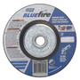 Norton® 4 1/2" X 1/4" X 5/8" - 11" BlueFire® 24 Grit Zirconia Alumina Type 27 Depressed Center Grinding Wheel