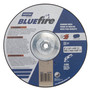 Norton® 9" X 1/4" X 5/8" - 11" BlueFire® 24 Grit Zirconia Alumina Type 27 Depressed Center Grinding Wheel