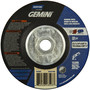 Norton® 4 1/2" X 1/4" X 5/8" - 11" Gemini® Extra Coarse Grit Aluminum Oxide Type 27 Depressed Center Grinding Wheel