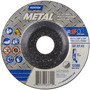 Norton® 4 1/2" X 1/8" X 7/8" Metal A AO Extra Coarse Grit Aluminum Oxide Type 27 Depressed Center Combination Wheel