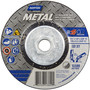 Norton® 4 1/2" X 1/8" X 5/8" - 11" Metal A AO Extra Coarse Grit Aluminum Oxide Type 27 Depressed Center Combination Wheel