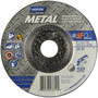 Norton® 5" X 1/4" X 7/8" Metal A AO Extra Coarse Grit Aluminum Oxide Type 27 Grinding Wheel