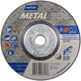 Norton® 5" X 1/4" X 5/8" - 11 Metal Extra Coarse Grit Aluminum Oxide Type 27 Depressed Center Grinding Wheel