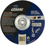Norton® 9" X 1/8" X 5/8" - 11" Gemini® Extra Coarse Grit Aluminum Oxide Type 27 Depressed Center Combination Wheel