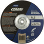 Norton® 9" X 1/4" X 5/8" - 11" Gemini® ALU Extra Coarse Grit Aluminum Oxide Type 27 Depressed Center Grinding Wheel