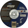 Norton® 9" X 1/4" X 5/8" - 11" Gemini® Extra Coarse Grit Aluminum Oxide Type 27 Depressed Center Grinding Wheel