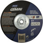 Norton® 9" X 1/4" X 5/8" - 11 Gemini® Extra Coarse Grit Aluminum Oxide Type 28 Depressed Center Saucer Wheel