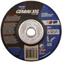 Norton® 5" X 1/8" X 5/8" - 11" Gemini® XXL Extra Coarse Grit Aluminum Oxide Type 27 Depressed Center Combination Wheel