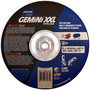 Norton® 9" X 1/8" X 5/8" - 11" Gemini® XXL Extra Coarse Grit Aluminum Oxide Type 27 Depressed Center Combination Wheel