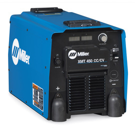 Miller® XMT® 450 3 Phase CC/CV Multi-Process Welder Power Source With 220 - 460 Input Voltage, Adaptive Hot Start™, Wind Tunnel Technology™ Protection And Fan-On-Demand™ Cooling