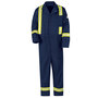 Bulwark® 42" Navy Cotton Flame Resistant Coveralls