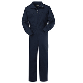 Bulwark® 2X Regular Navy Blue Westex Ultrasoft® Twill/Cotton/Nylon Flame Resistant Coveralls With Zipper Front Closure