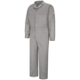 Bulwark® 64 Regular Gray EXCEL FR® ComforTouch® Sateen/Cotton/Nylon Flame Resistant Coveralls With Zipper Front Closure