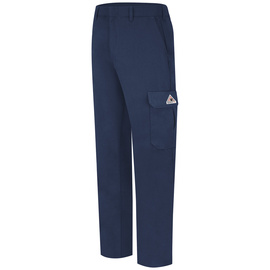 Bulwark® 36" X 34" Navy Blue Westex Ultrasoft®/Cotton/Nylon Flame Resistant Pants With Button Closure