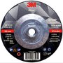 3M™ 4 1/2" X 1/4" X 5/8" - 11 Silver 36 Grit Precision Shaped Ceramic Grain Type 27 Depressed Center Grinding Wheel