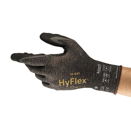 Ansell Size 8 HyFlex® Dyneema® Diamond Technology Cut Resistant Gloves With Foam Nitrile Coated Palm
