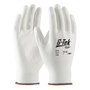Protective Industrial Products Medium G-Tek® 13 Gauge White Polyurethane Palm And Finger Coated Work Gloves With White Nylon Liner And Knit Wrist