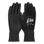 Protective Industrial Products 2X G-Tek® 13 Gauge Black Polyurethane Palm And Finger Coated Work Gloves With Black Nylon Liner And Knit Wrist
