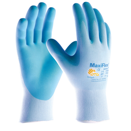 Protective Industrial Products Large MaxiFlex® Active By ATG® Nitrile Palm And Finger Coated Work Gloves With Nylon/Lycra® Liner And Continuous Knit Wrist