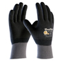 Protective Industrial Products Large MaxiFlex® Endurance™ 15 Gauge Black Nitrile Full Hand Coated Work Gloves With Gray Lycra And Nylon Liner And Knit Wrist