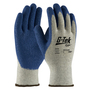 Protective Industrial Products Small G-Tek® 10 Gauge Blue Latex Palm And Finger Coated Work Gloves With Gray Cotton And Polyester Liner And Knit Wrist