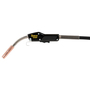 Tweco® 400 Amp Professional Classic® No. 4 0.035" - 0.045" Air Cooled MIG Gun  - 12' Cable/Tweco® Style Connector
