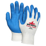 MCR Safety® X-Large NXG 10 Gauge Blue Latex Palm And Fingertips Coated Work Gloves With Blue Cotton And Polyester Liner And Knit Wrist