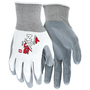 MCR Safety® Small NXG 15 Gauge Gray Nitrile Palm And Fingertips Coated Work Gloves With Gray Nylon Liner And Knit Wrist
