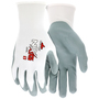 MCR Safety® Large NXG 15 Gauge Gray Nitrile Palm And Fingertips Dipped Coated Work Gloves With Gray Nylon Liner And Knit Wrist