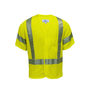 National Safety Apparel Large Hi-Viz Yellow VIZABLE® FR Modacrylic/Para-Aramid Mesh Vest