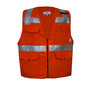 National Safety Apparel Small Orange VIZABLE® FR Cotton Vest