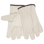MCR Safety 3X White Cowhide Unlined Drivers Gloves