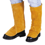 RADNOR™ 15" Brown Premium Side Split Cowhide Leather Leggings