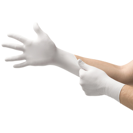 MICROFLEX TQ-601 Medium White Microflex® 3.9 mil Nitrile Disposable Gloves