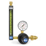 Miller® Heavy Duty 2 Stage Argon, CO2, and Helium Flowmeter Regulator, CGA 580/CGA 320