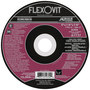 Flexovit® 5" X 1/8" X 7/8" HIGH PERFORMANCE™ 30 Grit Aluminum Oxide Grain Reinforced Type 27 Depressed Center Combination Wheel