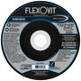 Flexovit® 5" X 1/4" X 7/8" SPECIALIST® ALUMINUM 24 Grit Aluminum Oxide Grain Reinforced Type 27 Depressed Center Grinding Wheel