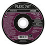 Flexovit® 5" X 1/4" X 7/8" HIGH PERFORMANCE™ 30 Grit Aluminum Oxide Grain Reinforced Type 27 Depressed Center Grinding Wheel