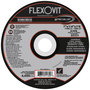 Flexovit® 7" X 1/4" X 7/8" SPECIALIST® STAINLESS STEEL 30 Grit Aluminum Oxide Grain Reinforced Type 27 Depressed Center Grinding Wheel