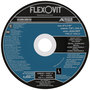 Flexovit® 9" X 1/8" X 7/8" HIGH PERFORMANCE™ 24 - 30 Grit Aluminum Oxide Grain Reinforced Type 27 Depressed Center Cut Off Wheel