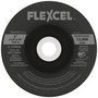 Flexovit® 7" X 1/8" X 7/8" FLEXCEL® 50 - 120 Grit Aluminum Oxide Grain Reinforced Type 29 Semi Flexible Grinding Wheel
