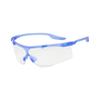 RADNOR™ Saffire™ Blue Safety Glasses With Clear Anti-Fog/Anti-Scratch Lens