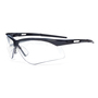 RADNOR™ Premier Series Black Safety Glasses With Clear Anti-Scratch Lens