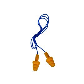 3M™ E-A-R™ Multi-Flange ABS/Elastomeric Polymer Corded Earplugs
