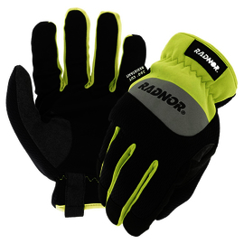 RADNOR™ 2X TrekDry® And Synthetic Leather Mechanics Open Cuff 360 Cut Resistant Gloves With Touchscreen Technology (While Supplies Last)