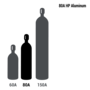 Chromatographic Helium, Size 80 High Pressure Aluminum Cylinder, CGA 580