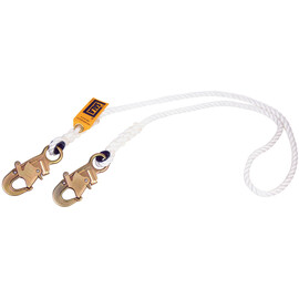 3M™ DBI-SALA® 3' Nylon Rope Positioning Lanyard With Snap Hook Harness Connector