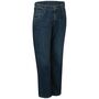 Bulwark® 30" X 30" Sanded Denim Blue Cotton/Polyester/Spandex Flame Resistant Jeans With Button Front Closure