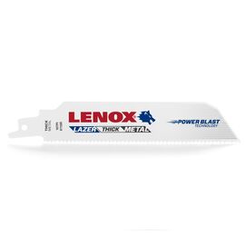 Lenox® Lazer®/T2™ Technology 1" X .042" X 6" Bi-Metal Reciprocating Saw Blade 10 Teeth Per Inch